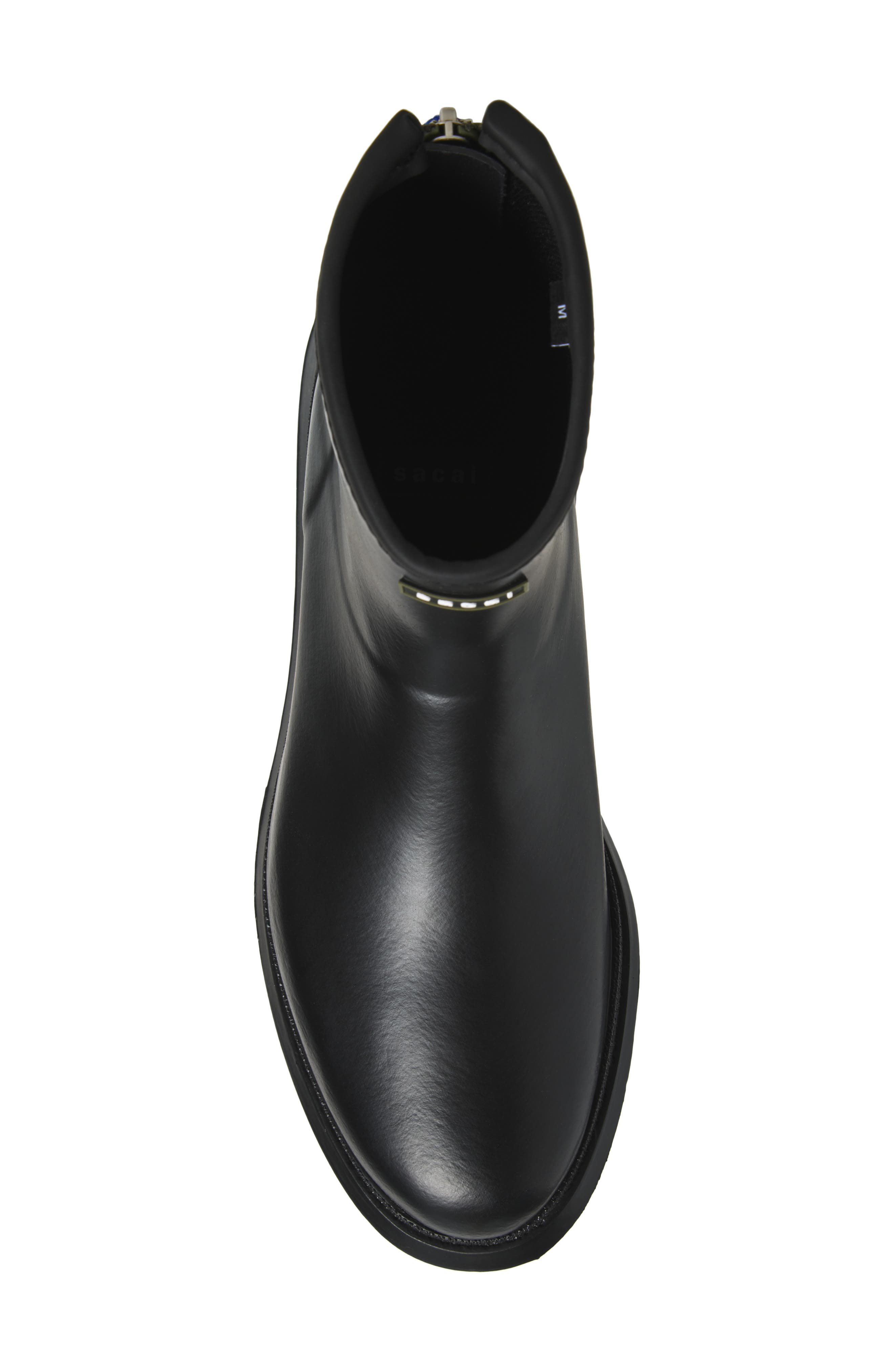 Sacai Rubber Waterproof Rain Boot in Black at Nordstrom - 5