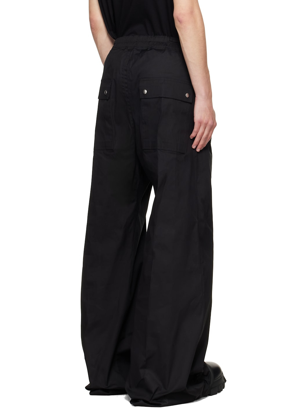 Black Concordians Wide Bela Trousers - 3