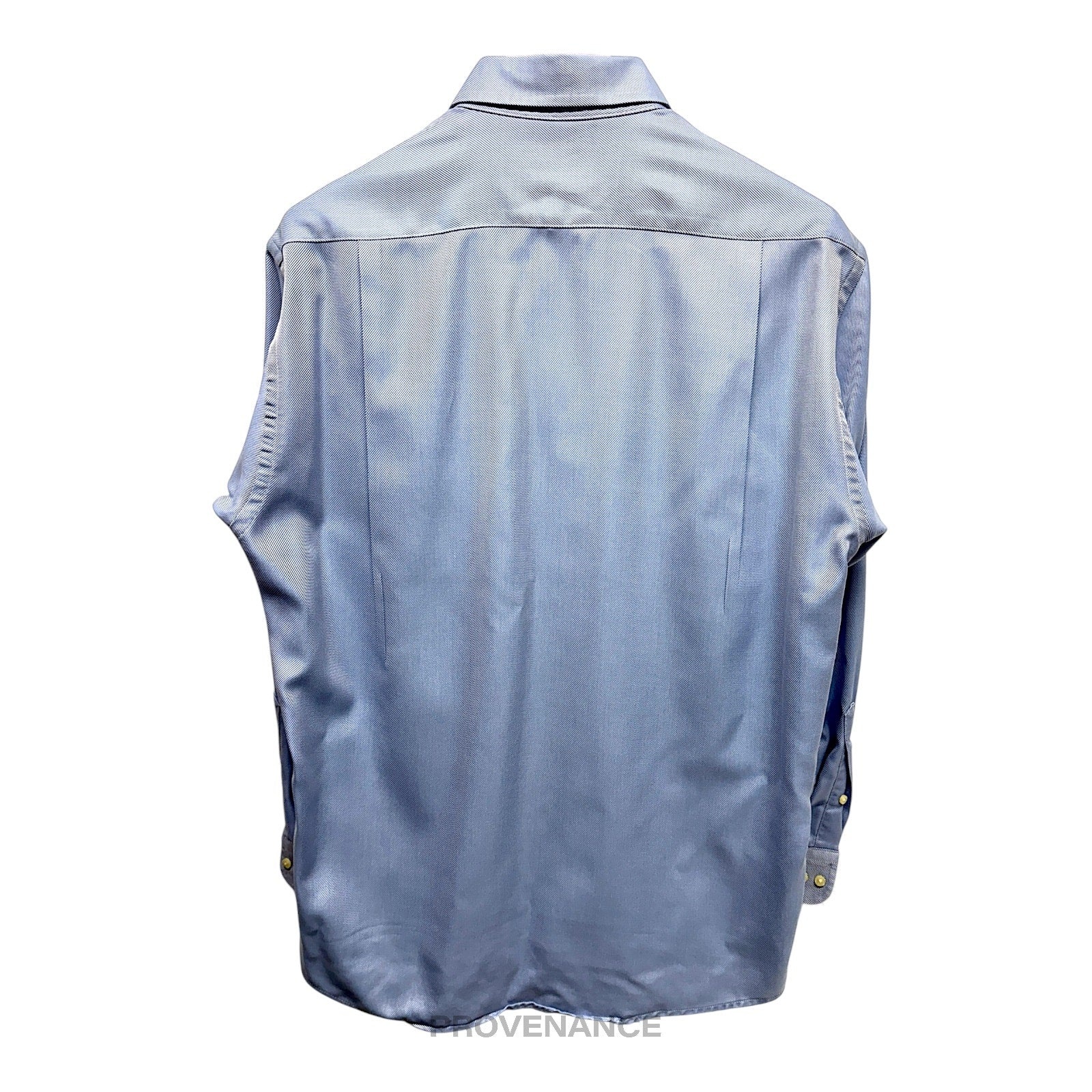 J. P. Tilford - J. P. Tilford x Harry Rosen Shirt - Blue Twill 16/33 - 2