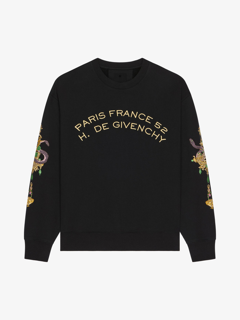 CHANDELIER와 SNAKE로 FLEECE에 있는 SWEATSHIRT - 1