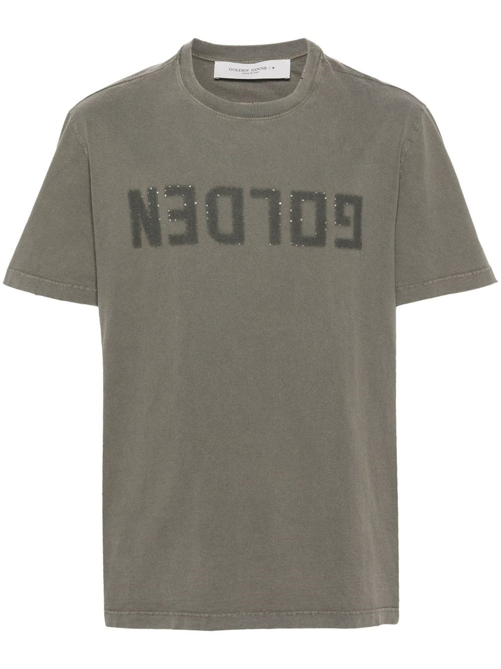 Logo cotton t-shirt - 1