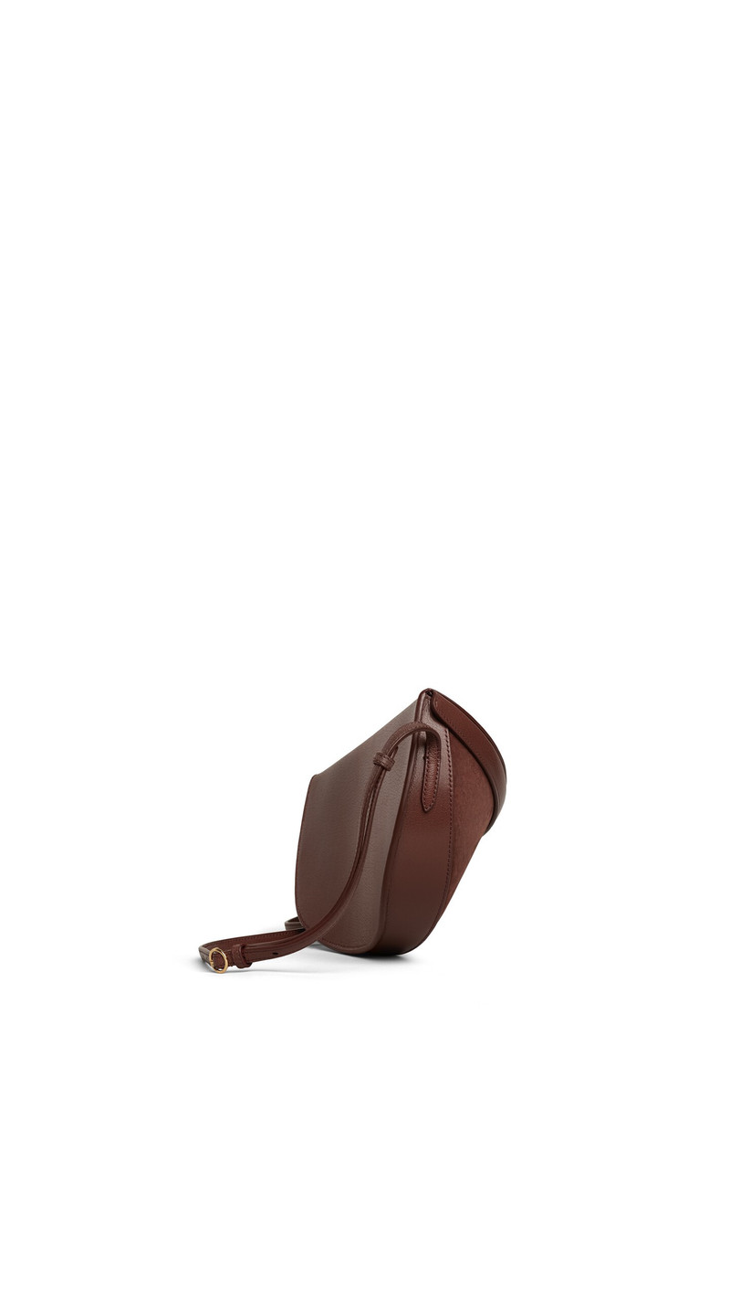Alaïa HIP EAST WEST BI-MATERIAL BAG IN LEATHER outlook