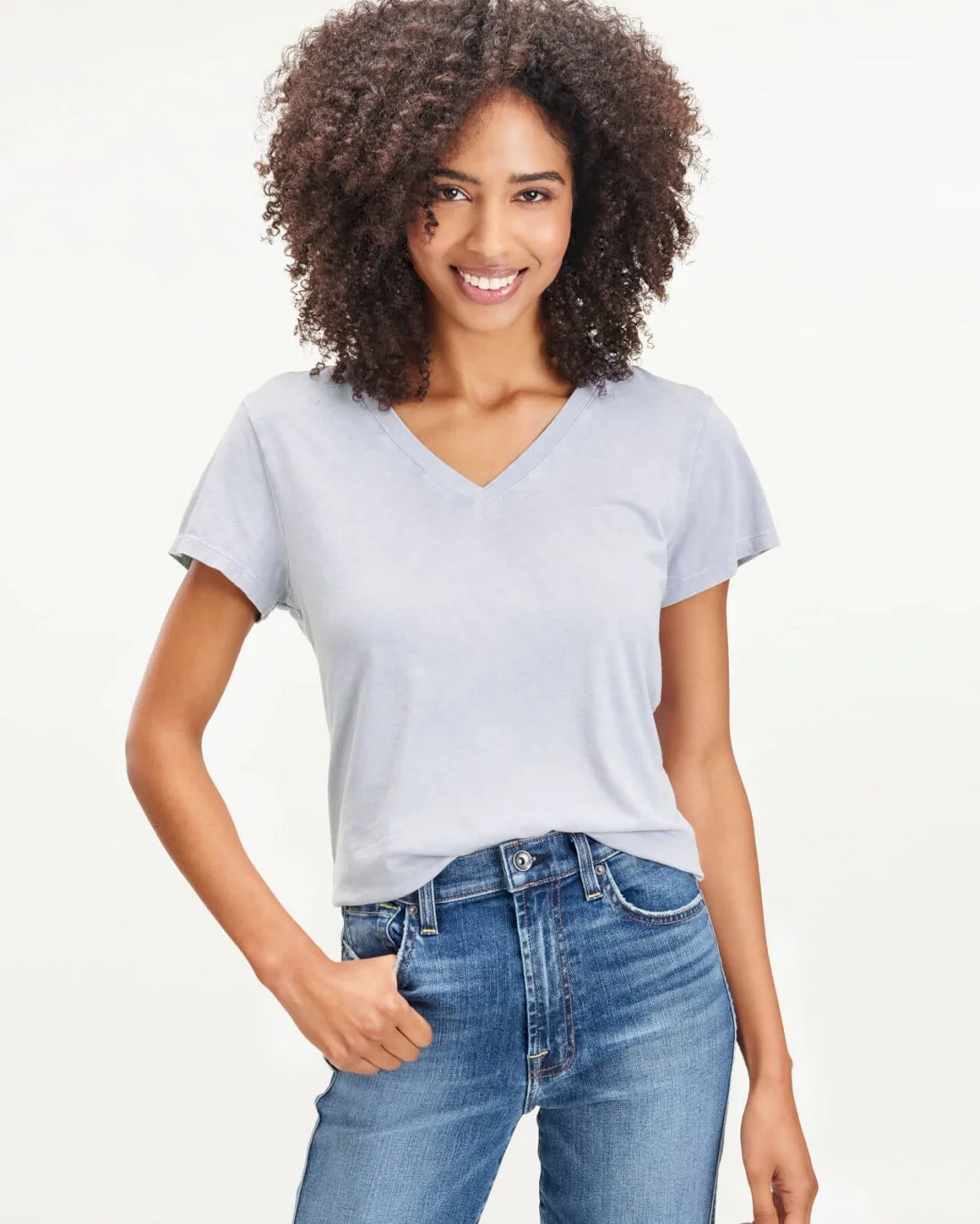 Kate V-Neck Tee - 1