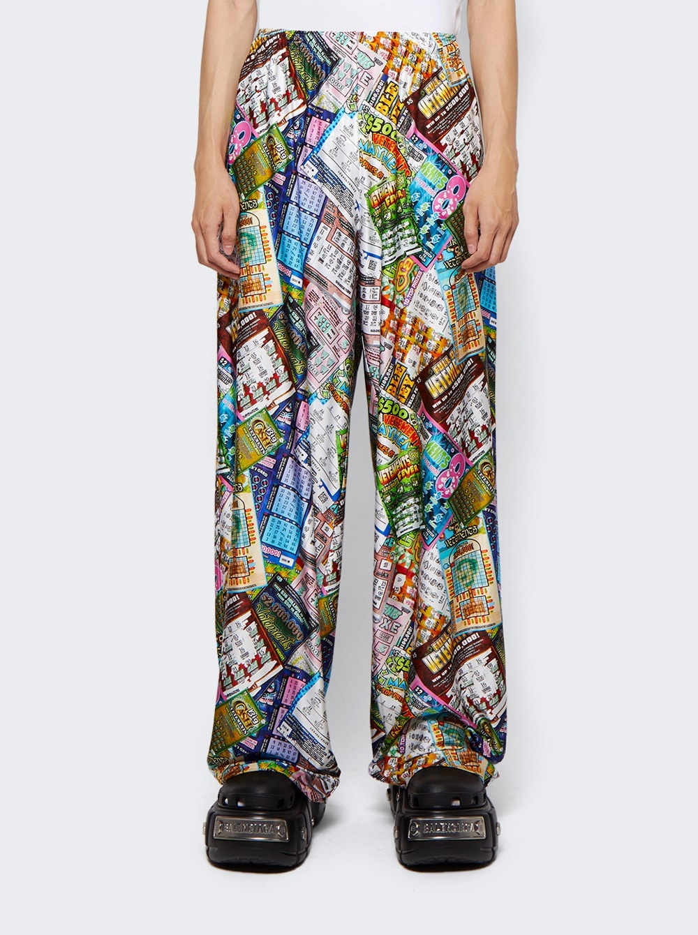 Lottery Print Pants Multicolor - 3