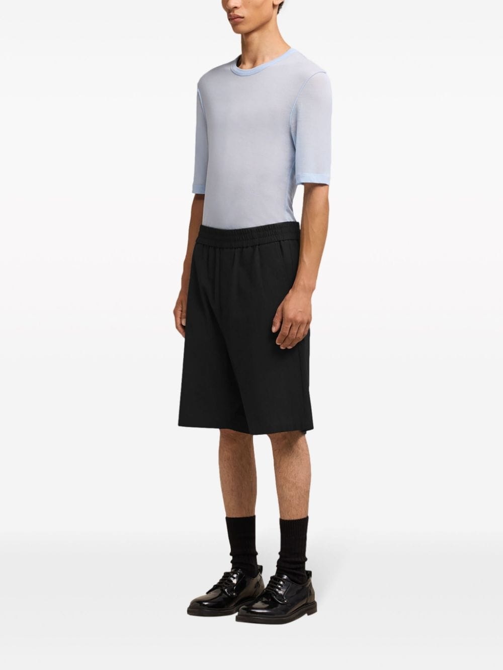 Ami de Coeur cotton track shorts - 3