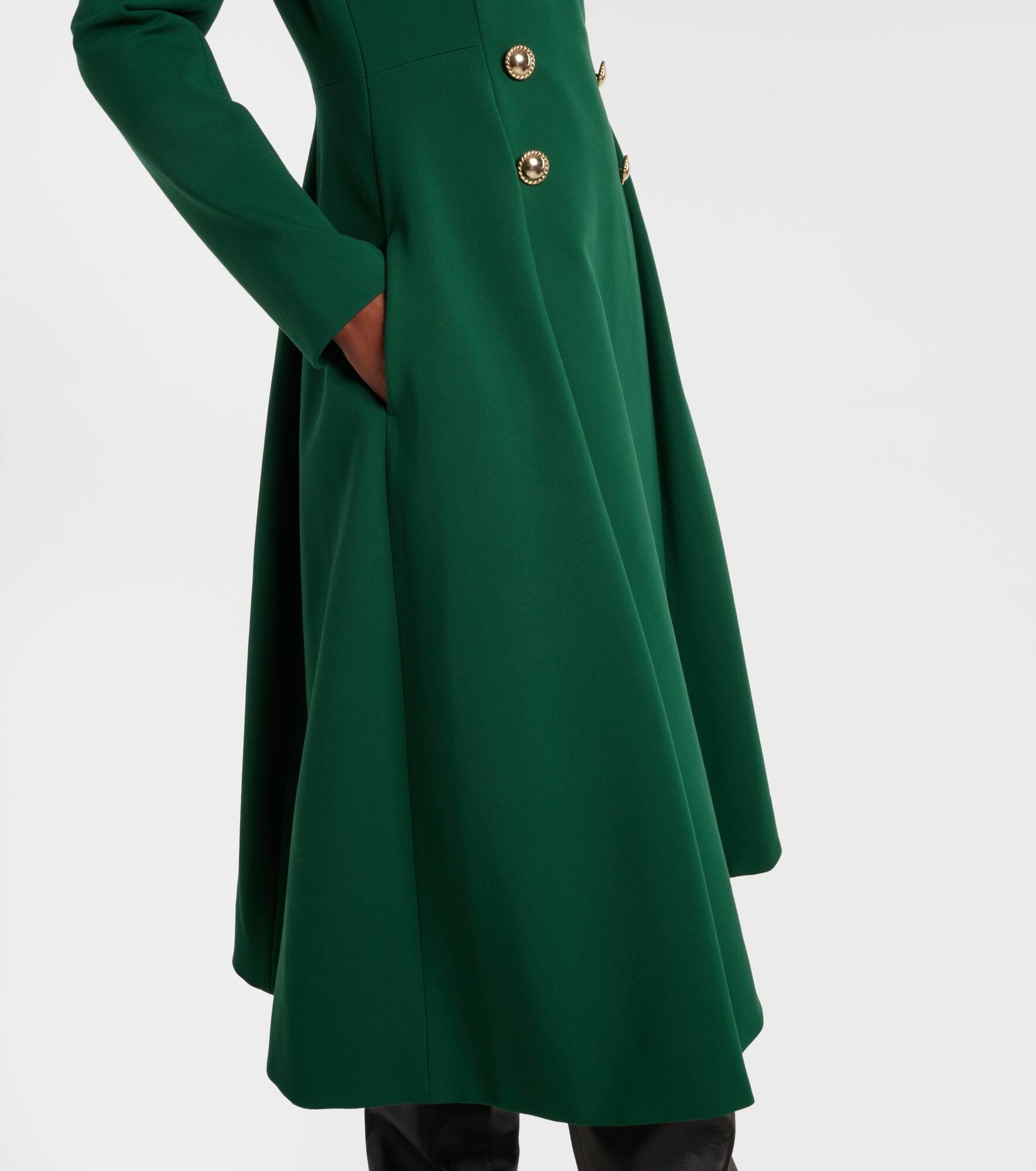 Off-shoulder midi dress - 4