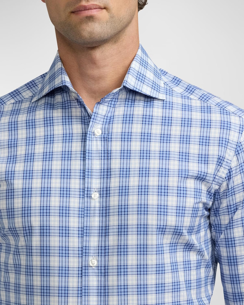 Men's Aston Plaid Poplin Sport Shirt 5
