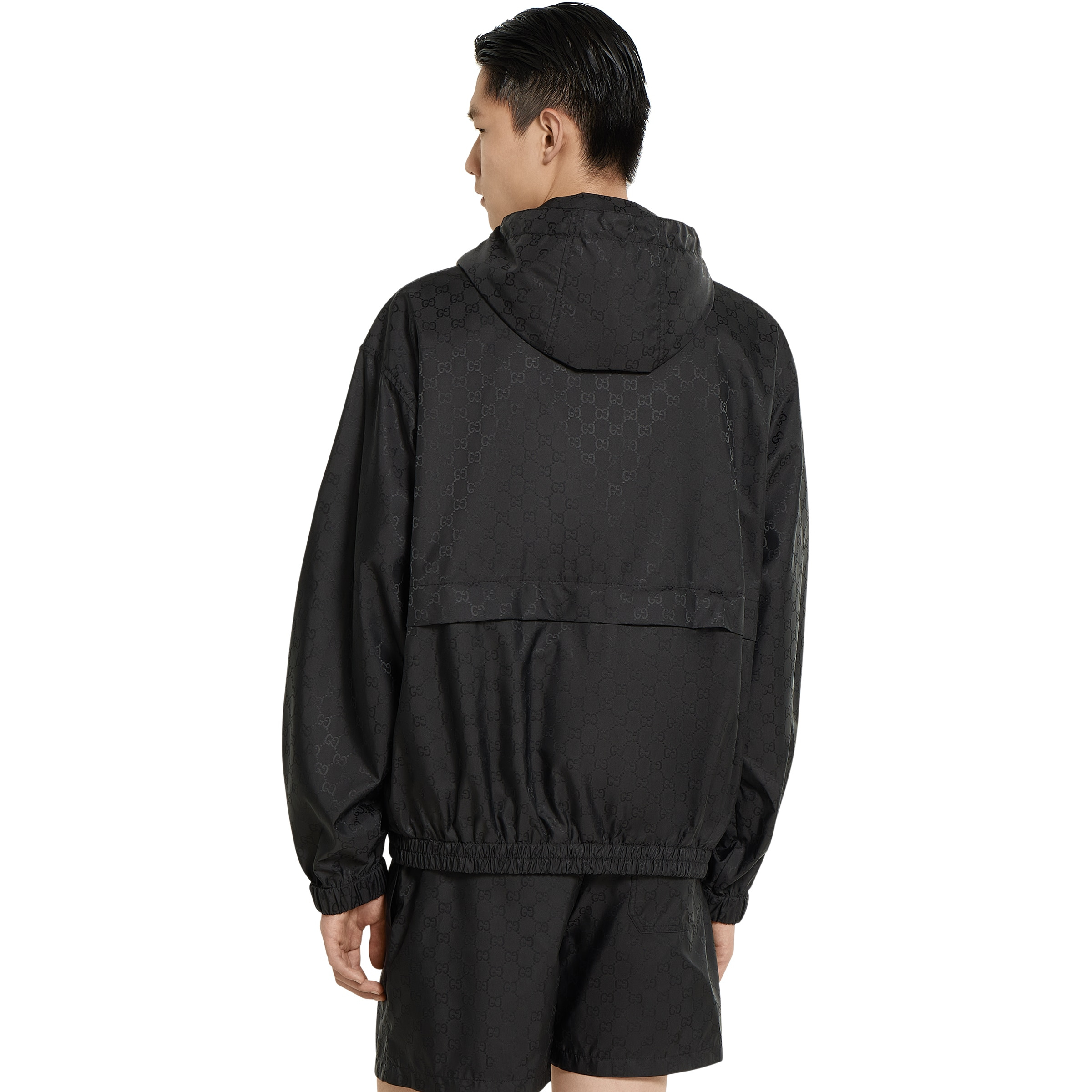 GG nylon jacquard zip jacket - 4