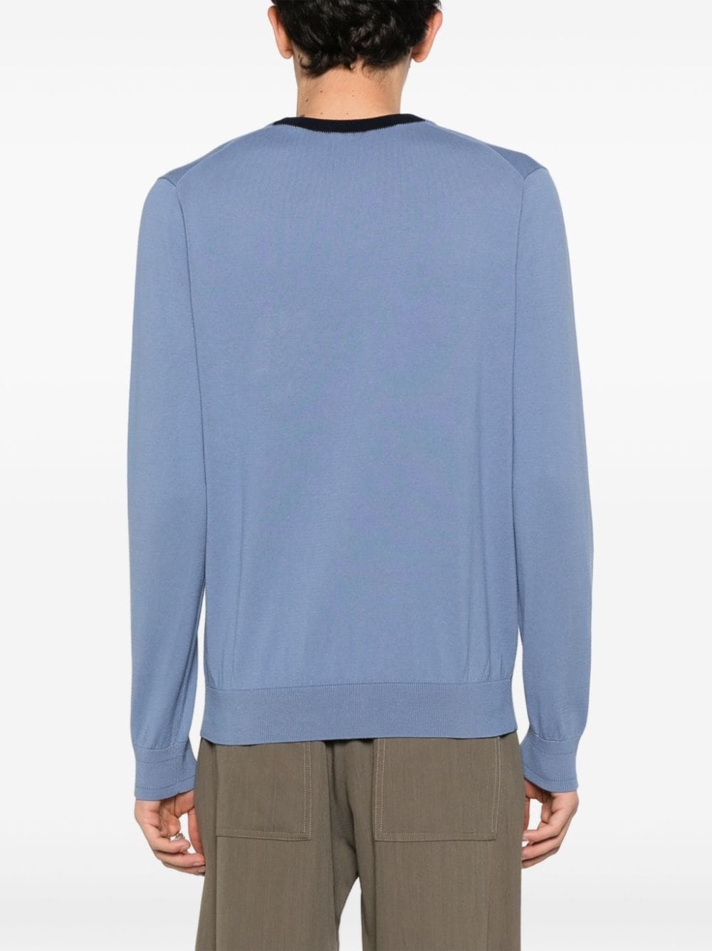 long-sleeve cotton jumper - 4