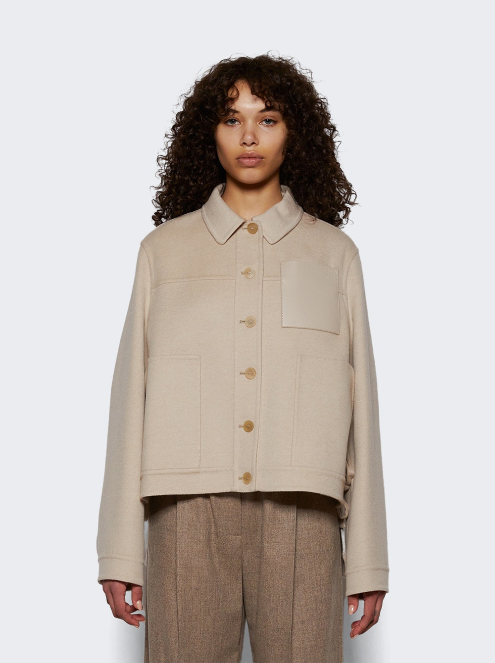 Workwear Jacket Light Beige Melange - 2