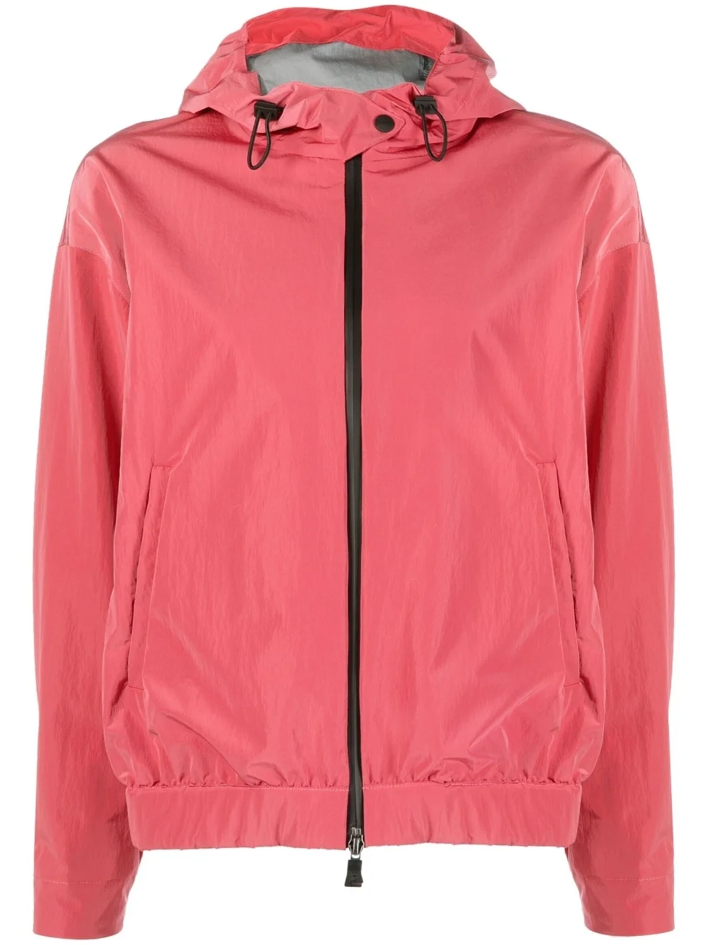 hooded layered shell jacket - 1
