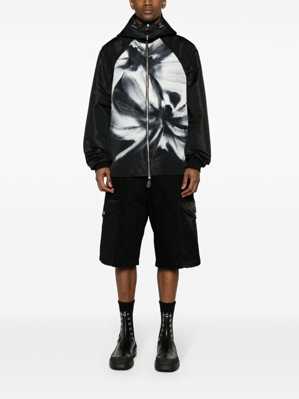 Dragonfly Shadow hooded bomber jacket - 2