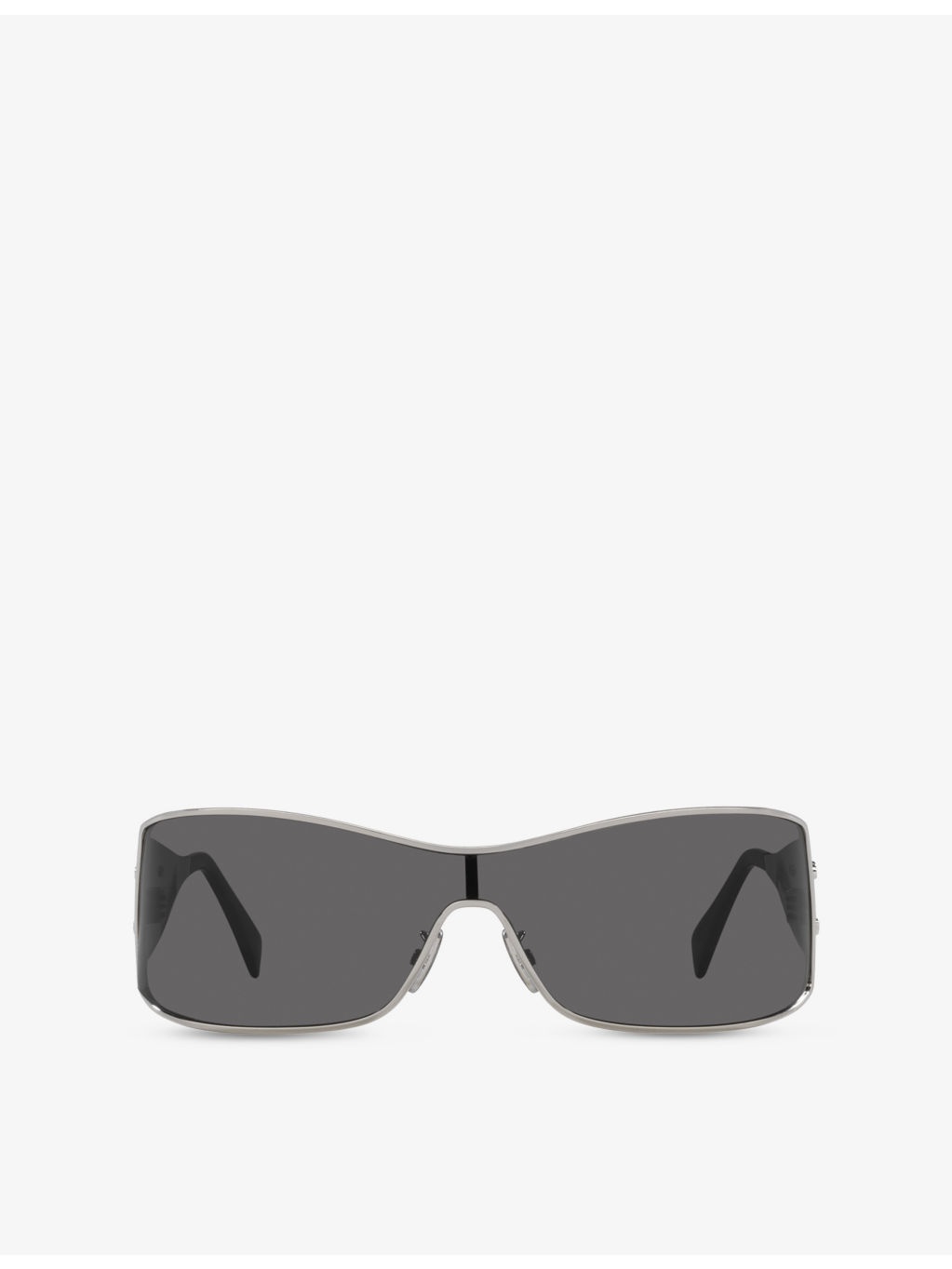CL40283U Maxi Metal Triomphe Shield-Frame Metal Sunglasses - 1
