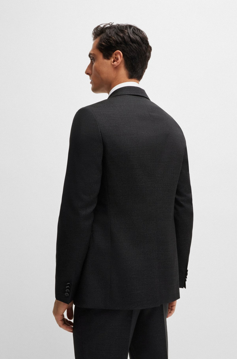 BOSS SLIM-FIT SUIT IN MICRO-PATTERNED WOOL outlook