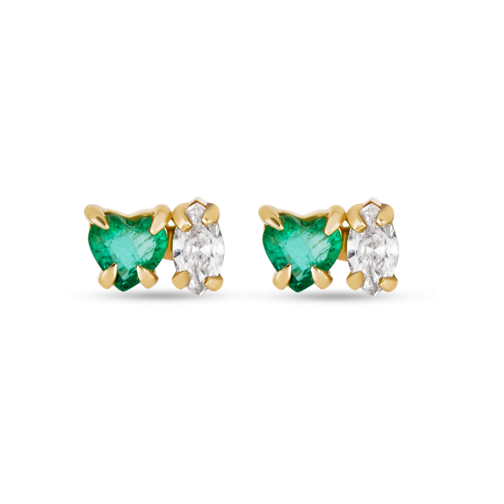 Emerald Luxe Studs - 1