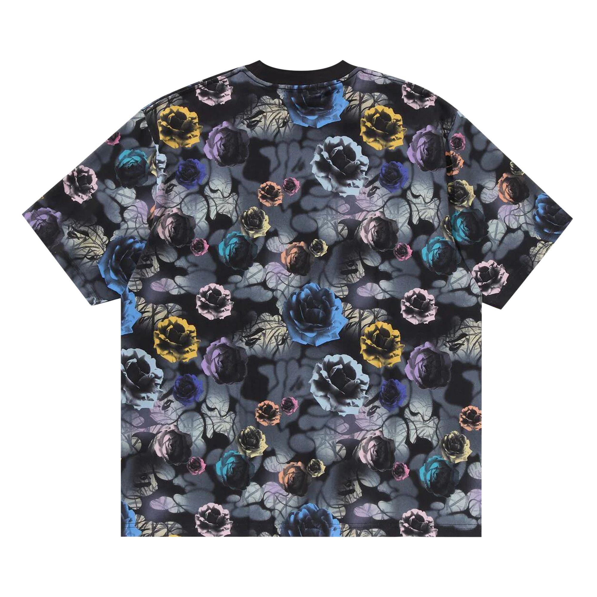 BAPE Floral Camo Logo Relaxed Fit Tee 'Black' - 2