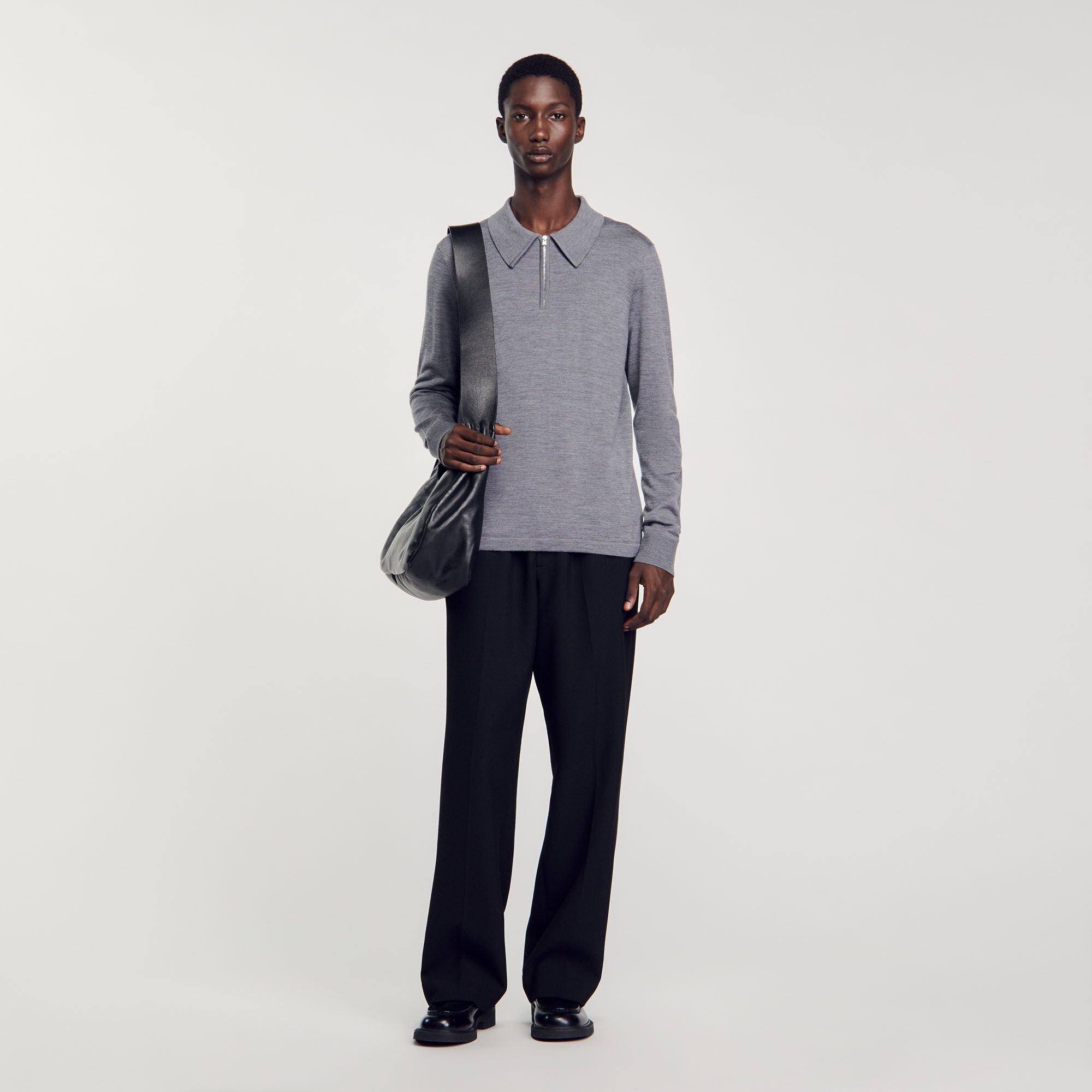 KNITTED POLO SWEATER - 2