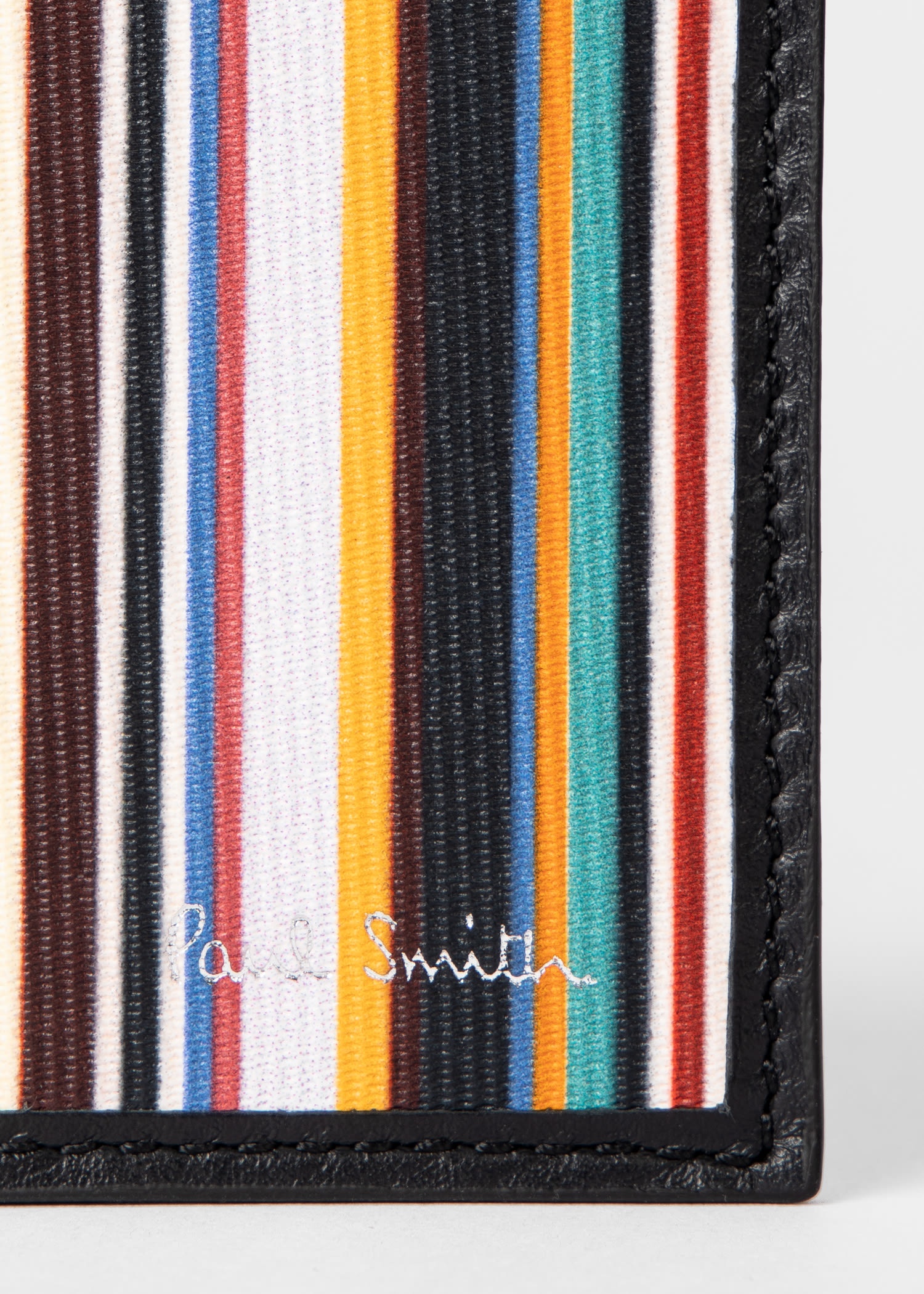'Signature Stripe' Credit Card Holder - 3