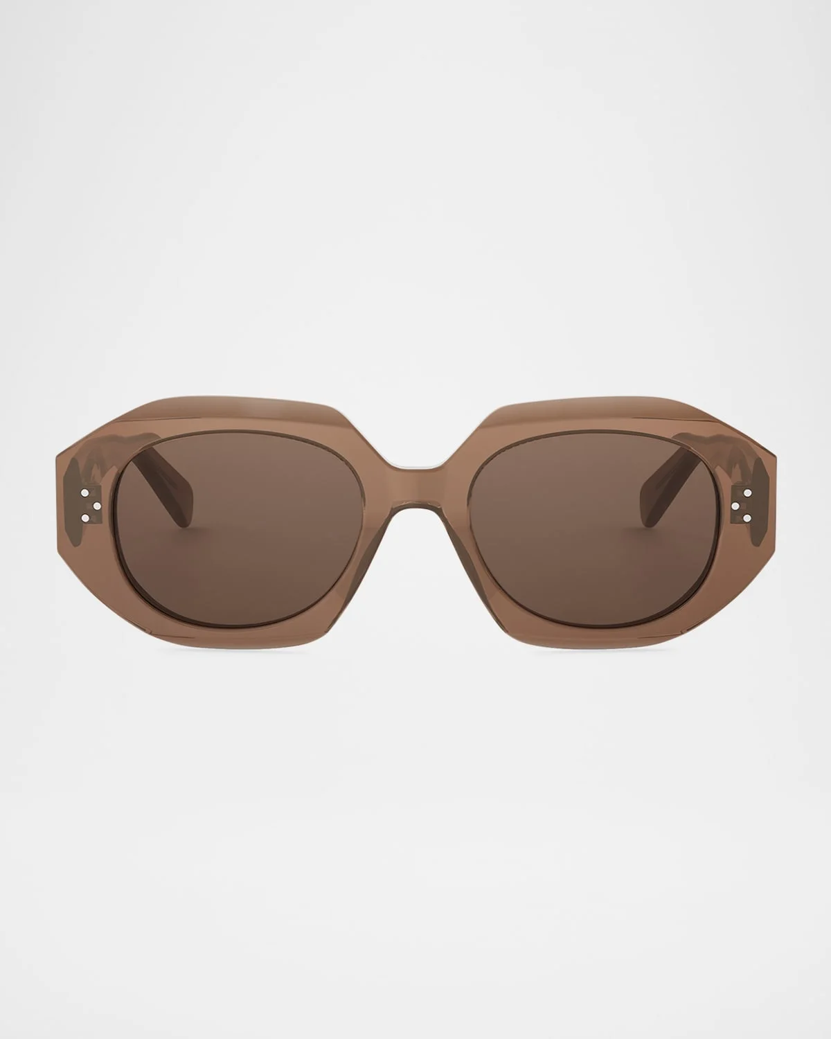 3 Dot Geometric Square Sunglasses - 1