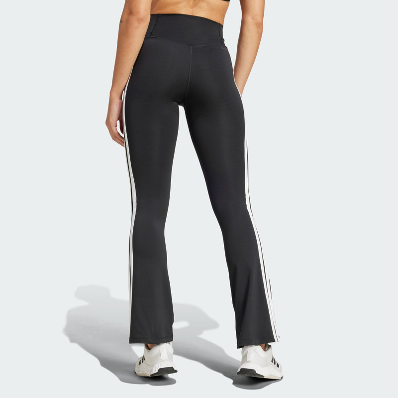 Optimé Essentials 3-Stripes Flared Leggings 3