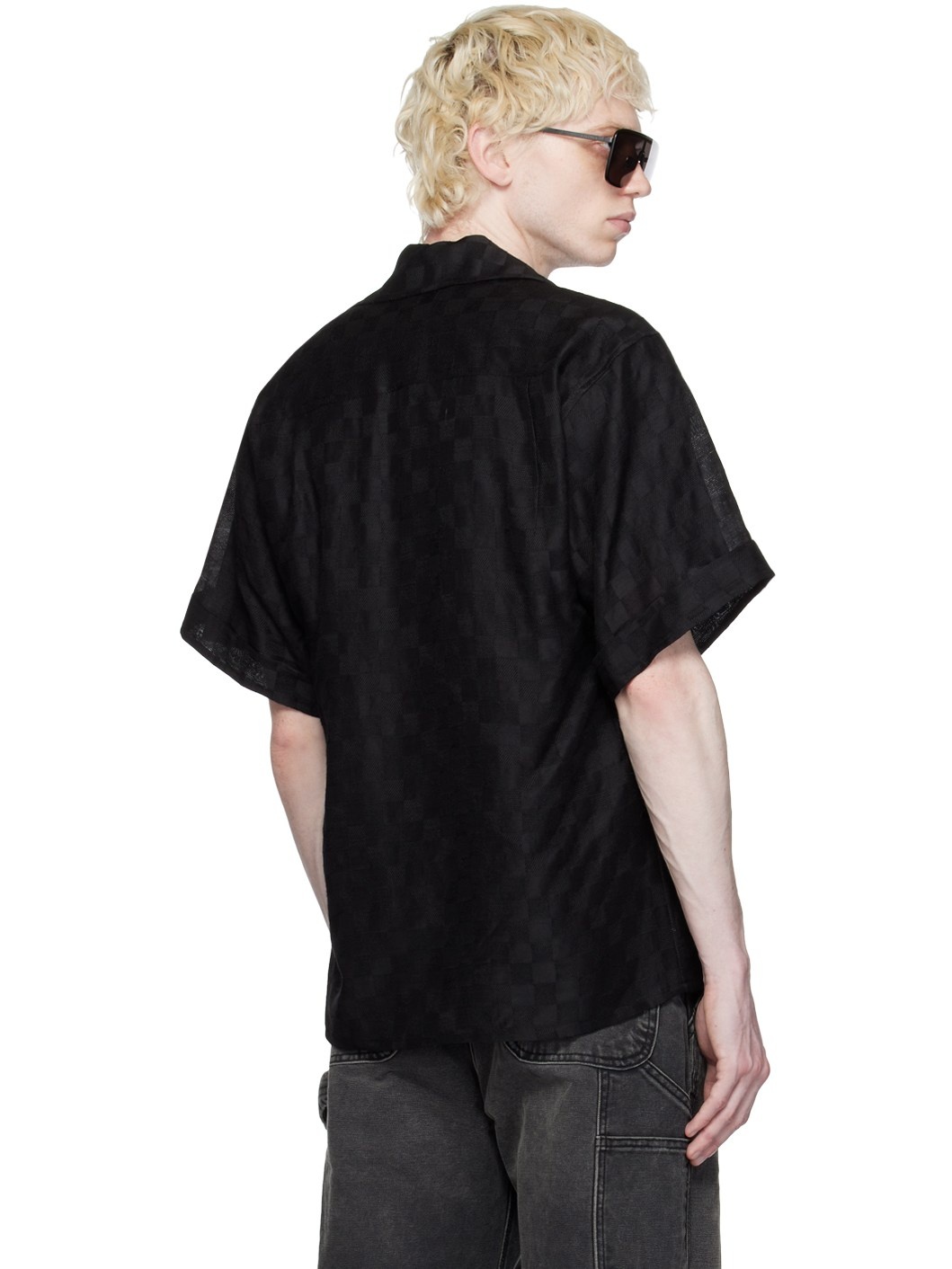 Black Check Shirt - 3