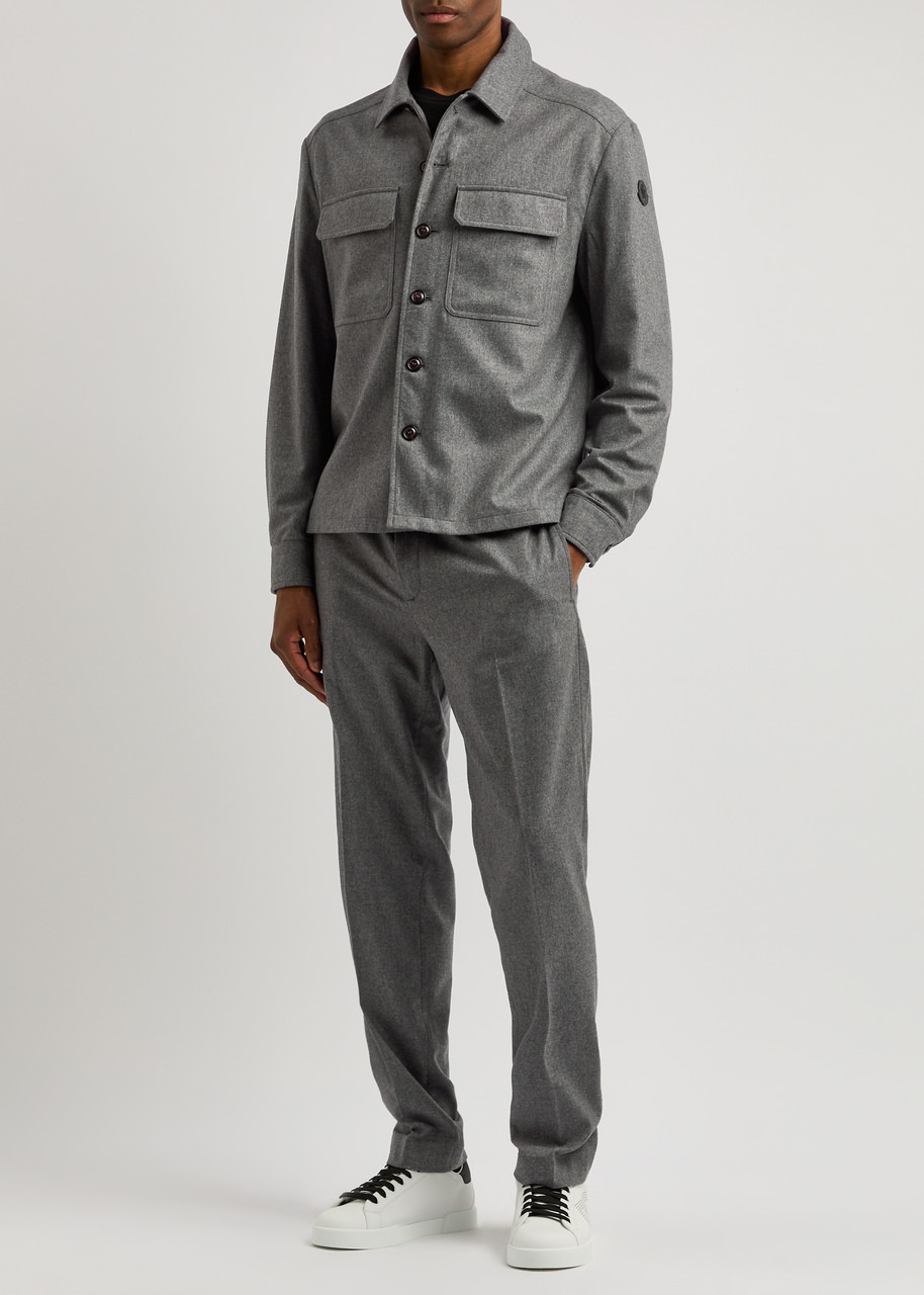 Moncler Logo-appliquéd Woven Shirt - 4