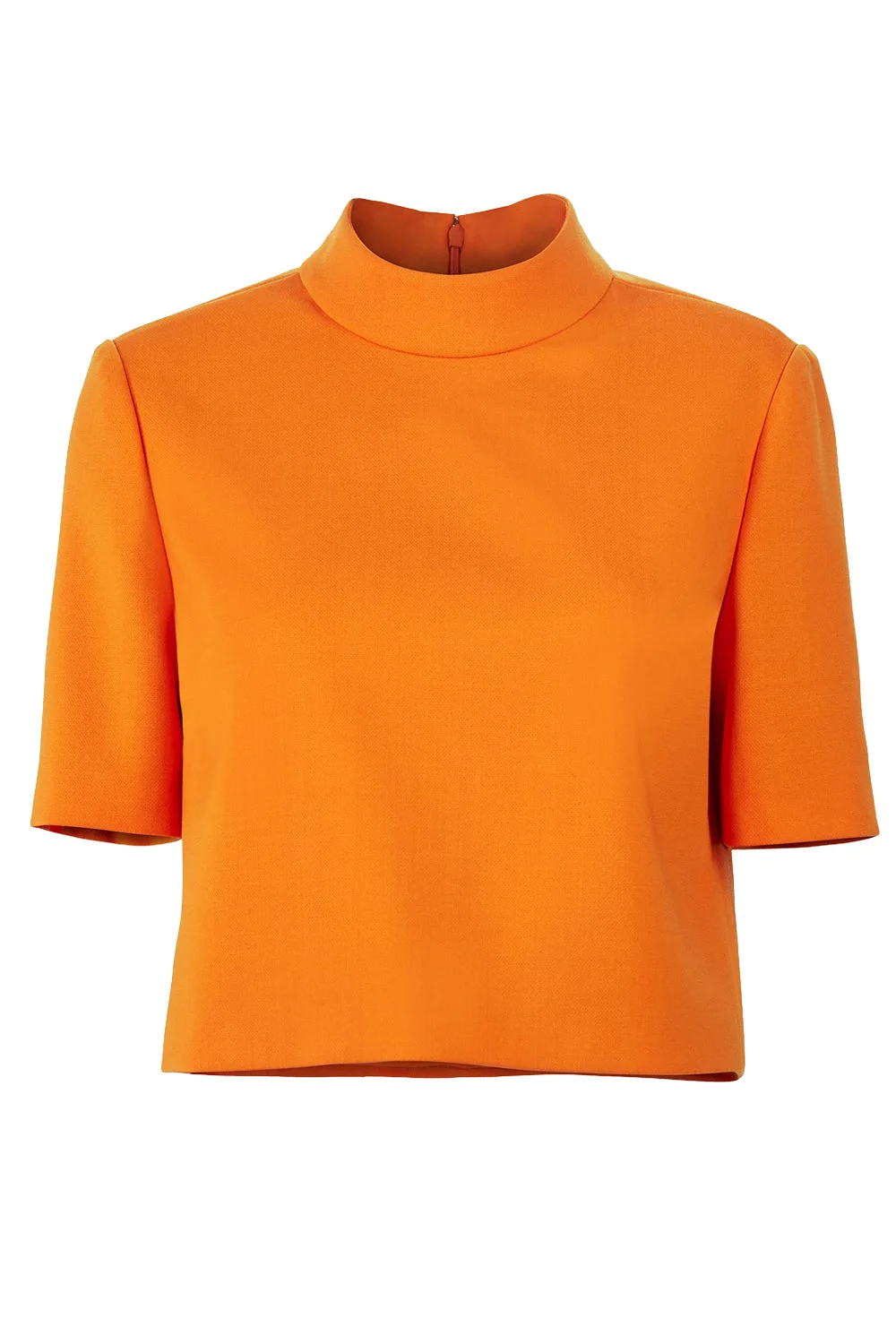 Mock Neck Crop Top - 1