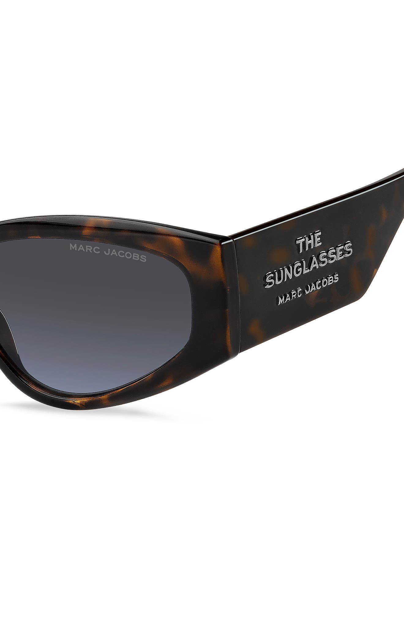 Marc Jacobs 56mm Gradient Cat Eye Sunglasses in Havana at Nordstrom - 4