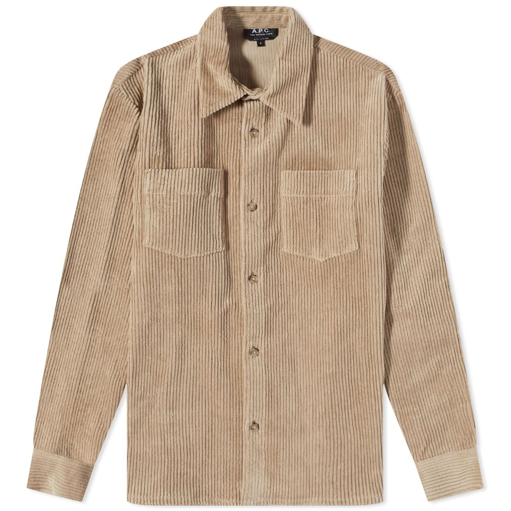 A.P.C. Joe Corduroy Overshirt - 1