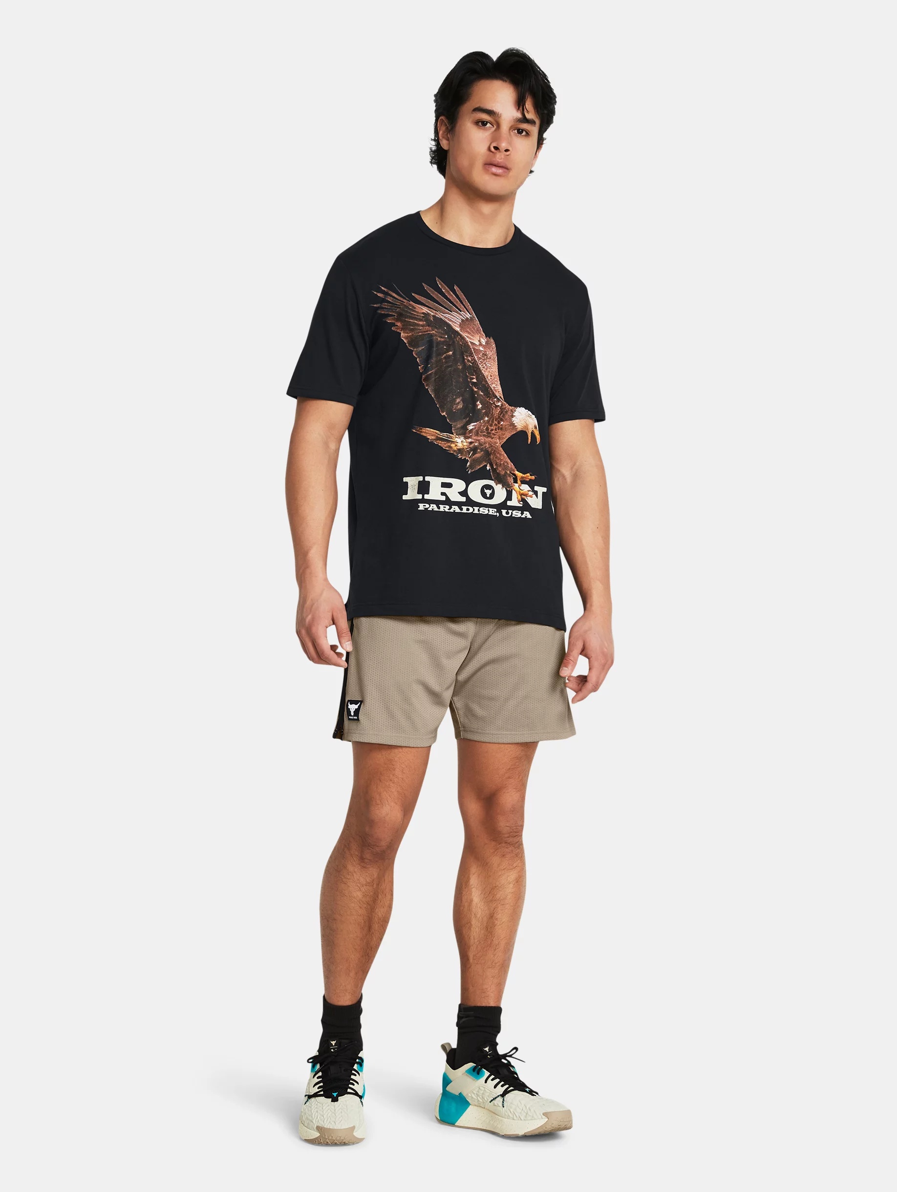 Men's Project Rock Payoff Mesh Shorts - 5