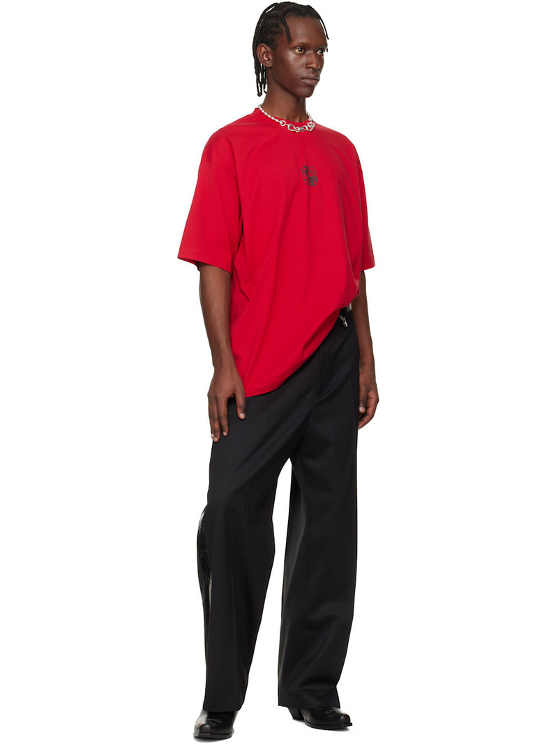 VETEMENTS Red Biker Cross Logo T-shirt outlook