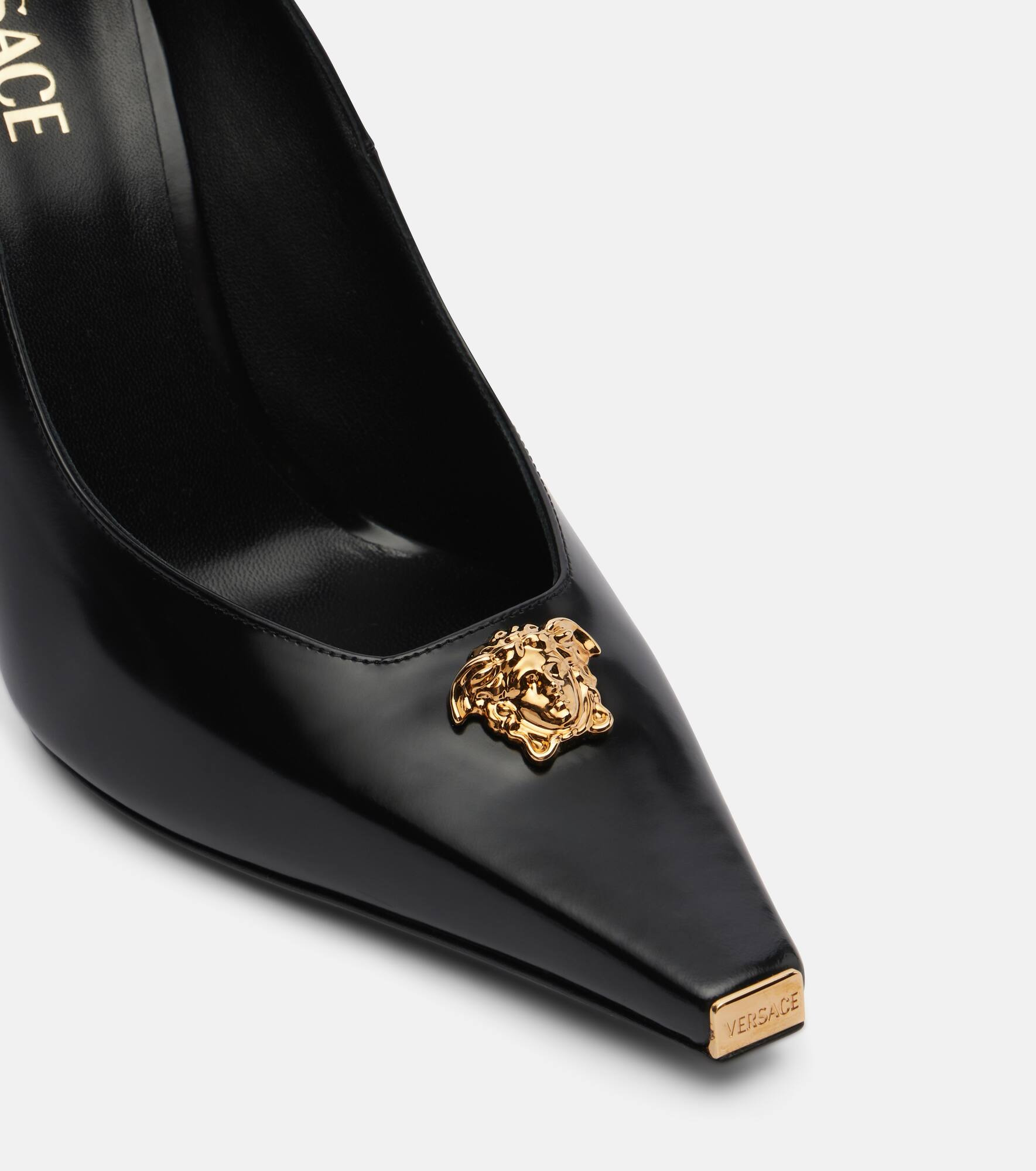La Medusa 105 leather pumps - 5