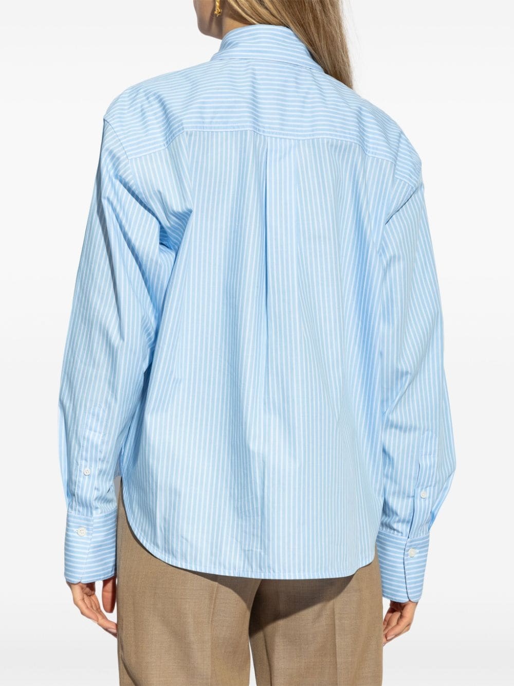 striped organic cotton shirt - 4