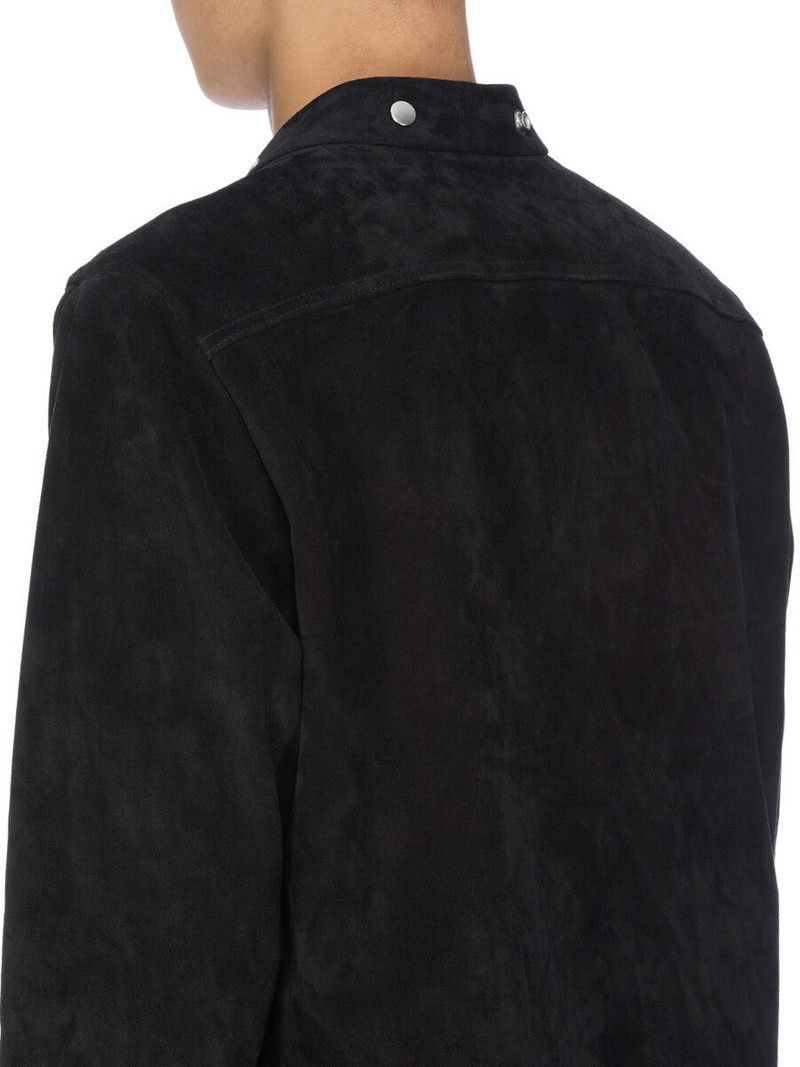 Black Concordians Larry Fogpocket Leather Overshirt 5
