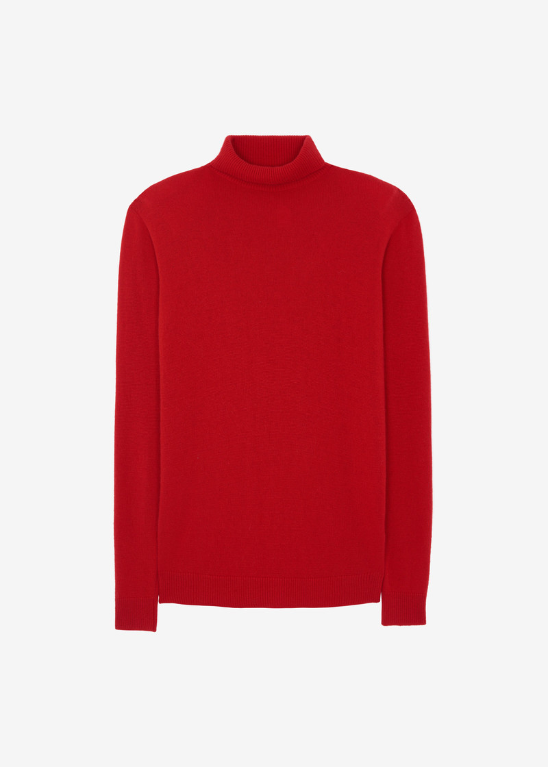 Emilia Mini Padded Sweater Dress - Red 7