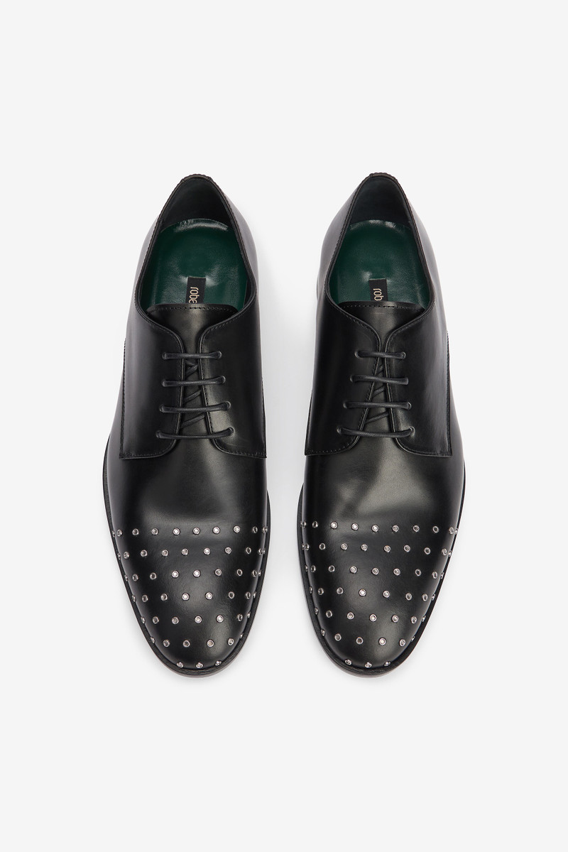 Derby Shoes with Studded Toe Cap 6