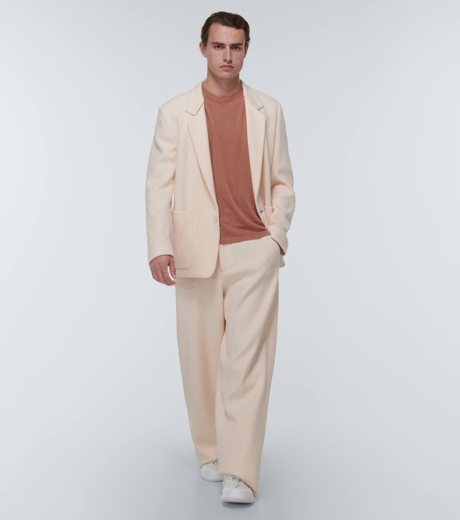 Cotton bouclé blazer - 2