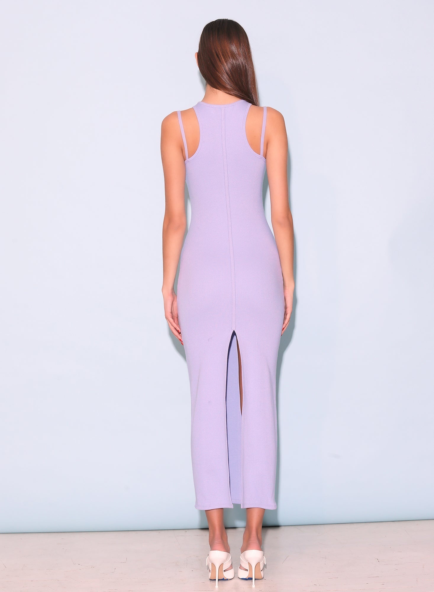 Strappy Ribbed Maxi Dress - 7