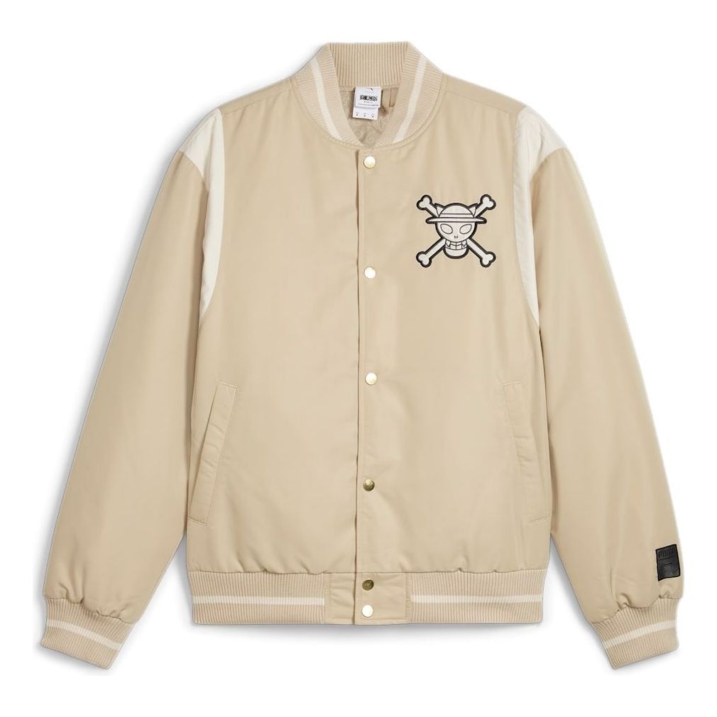 PUMA x ONE PIECE Baseball Jacket 'Putty' 624675-90 - 1