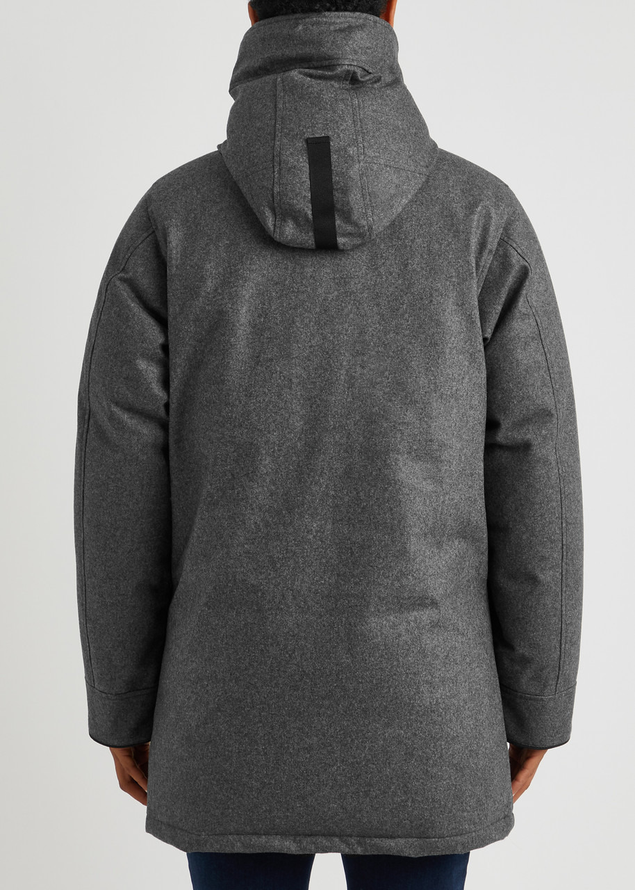 Langford padded wool-blend parka - 3