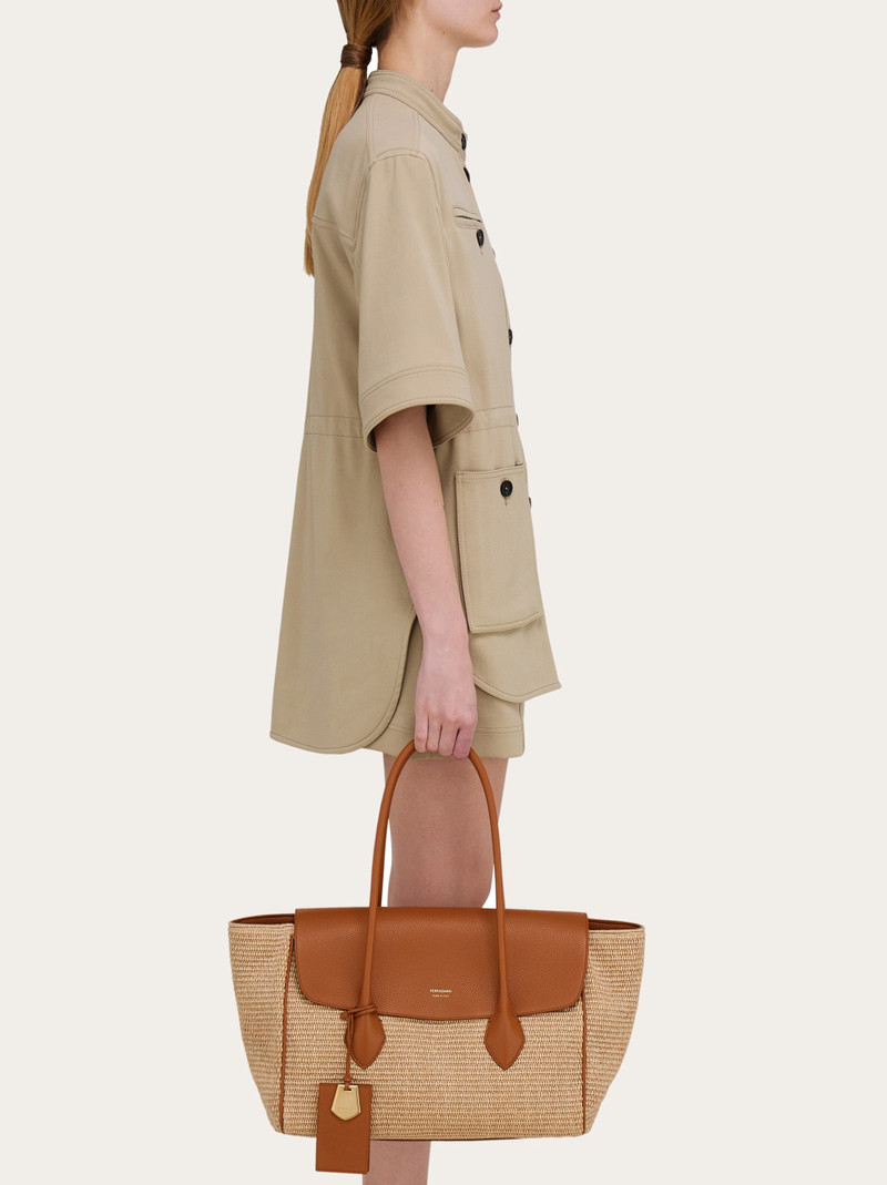 FERRAGAMO East-West tote bag (L) outlook
