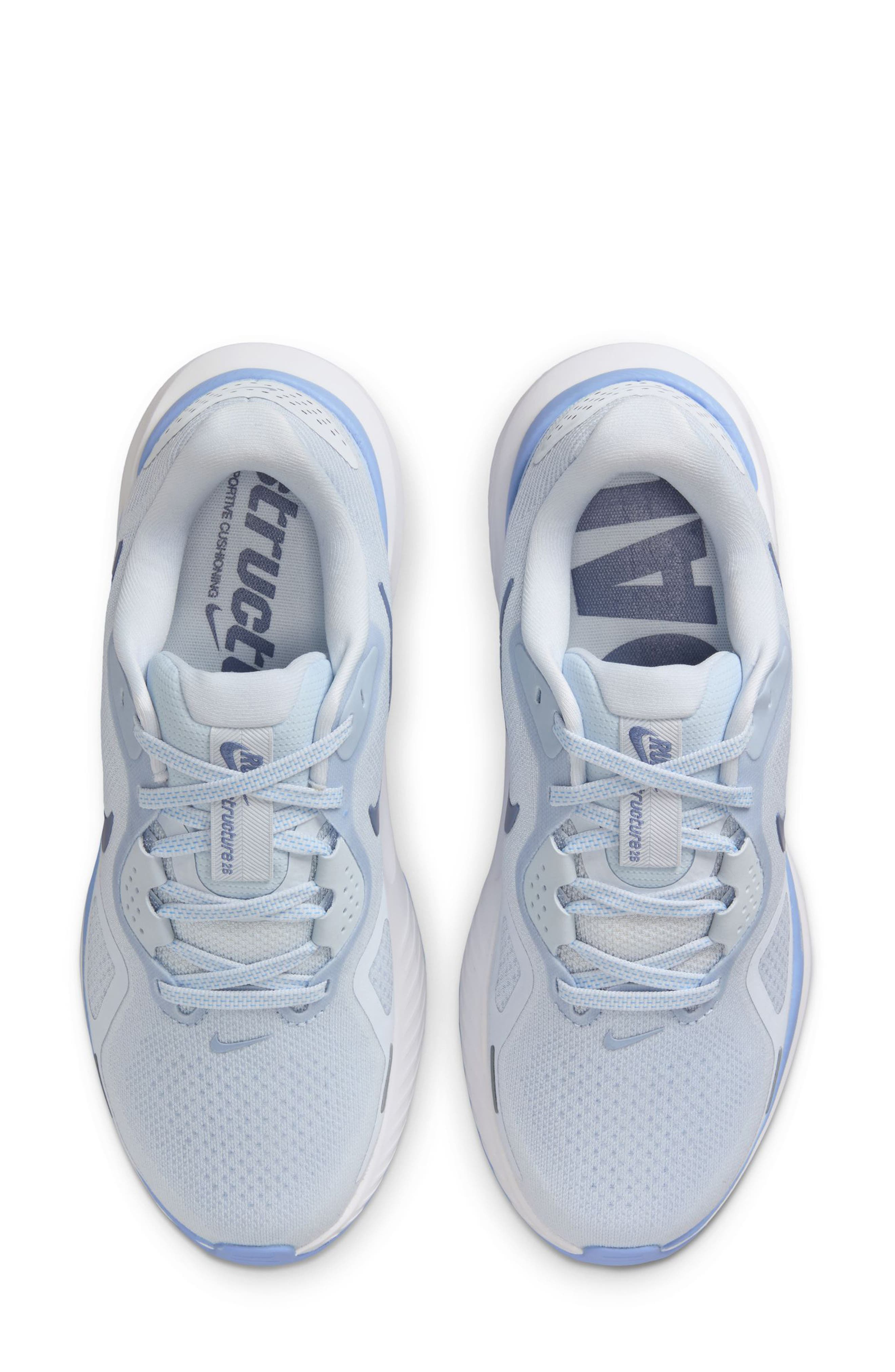 Nike Structure 26 Running Shoe in 004 Ftblgy/wrldin at Nordstrom - 3