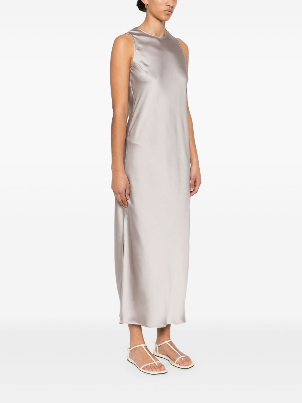 satin maxi dress - 3