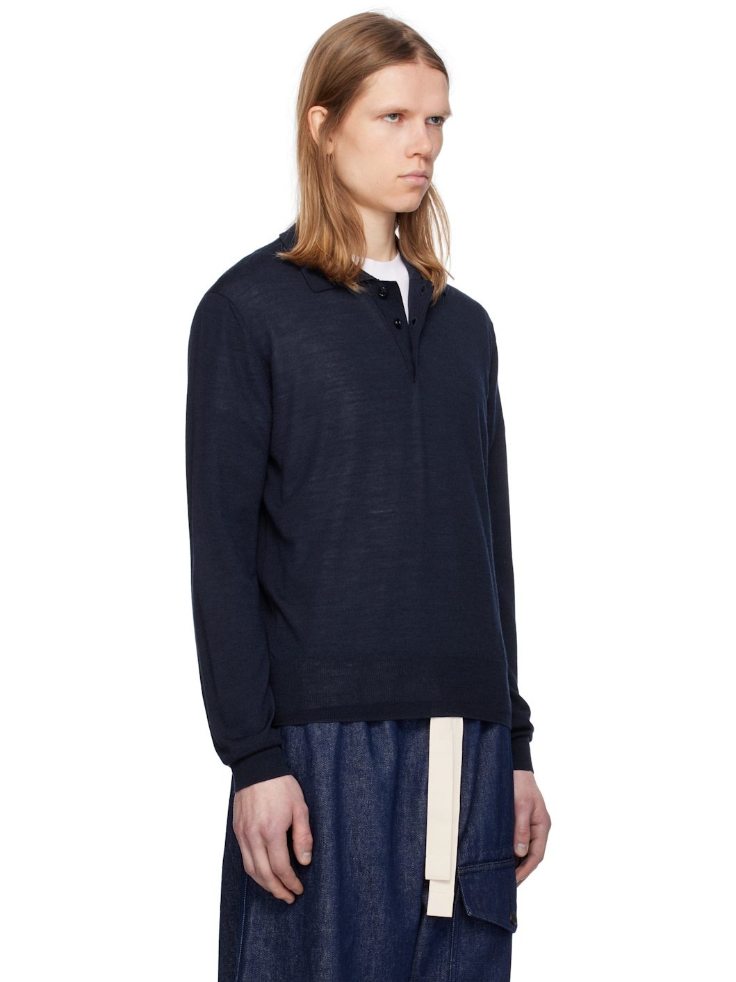 Navy Tonal Ami de Coeur Polo - 2