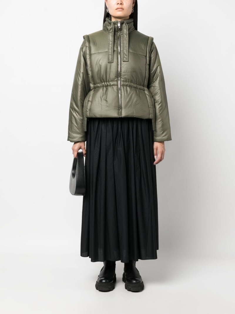GANNI high-neck padded jacket outlook