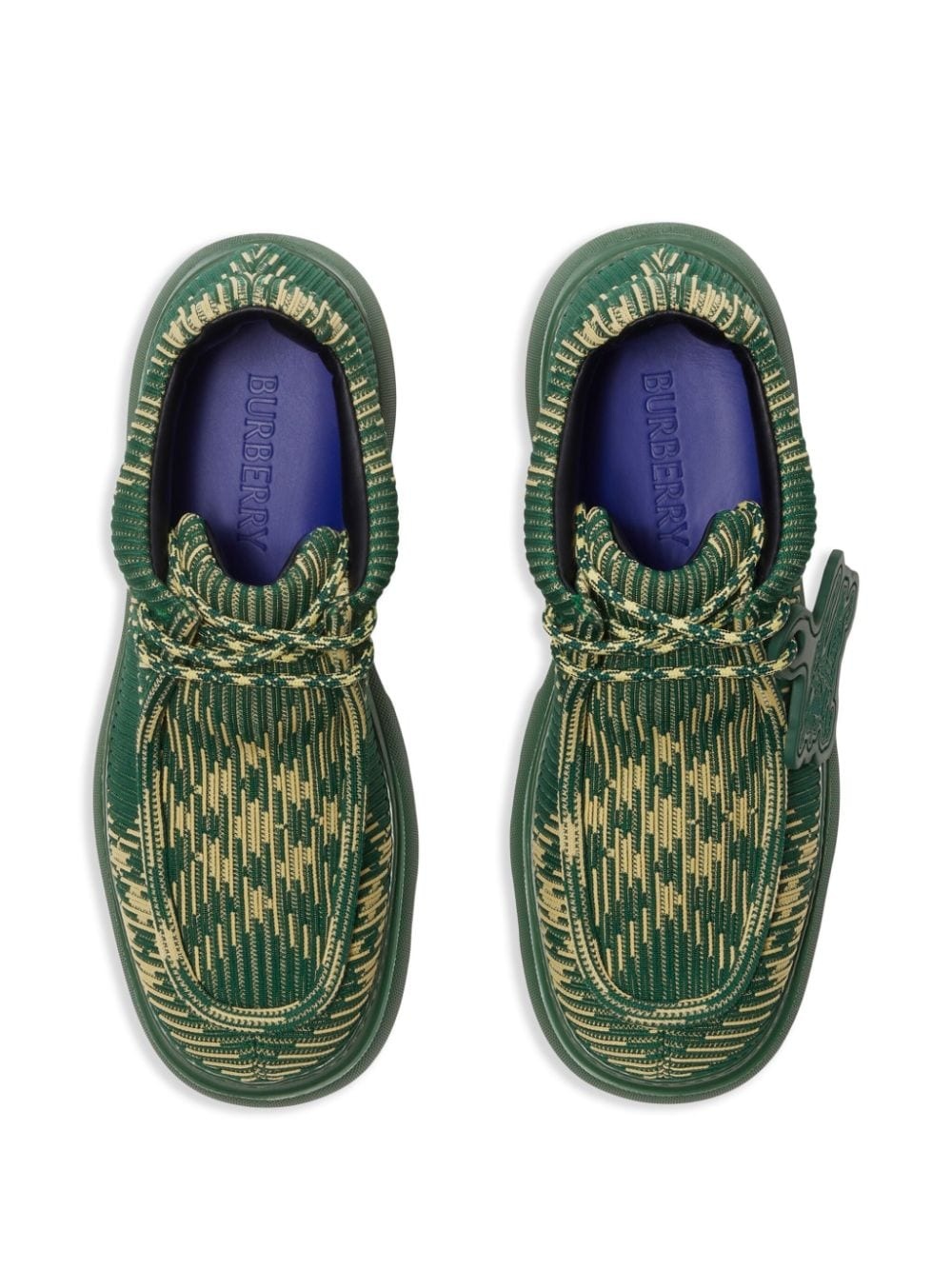 EKD check-print derby shoes - 4