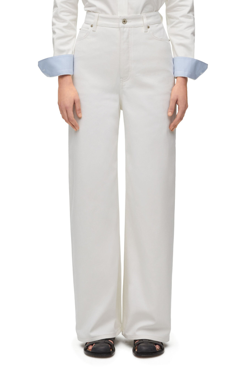 High waisted jeans in cotton 4