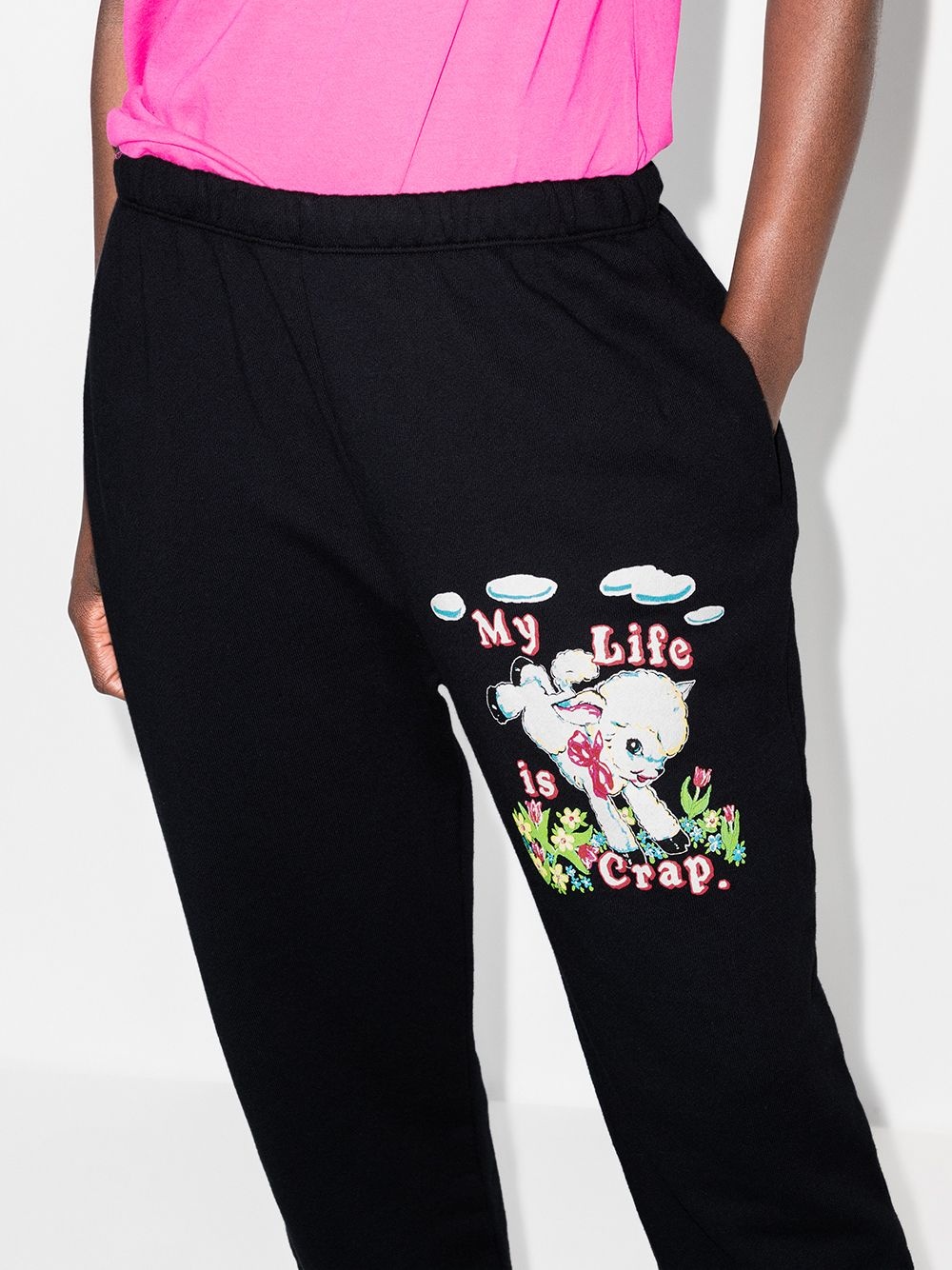 x Magda graphic-print track pants - 4