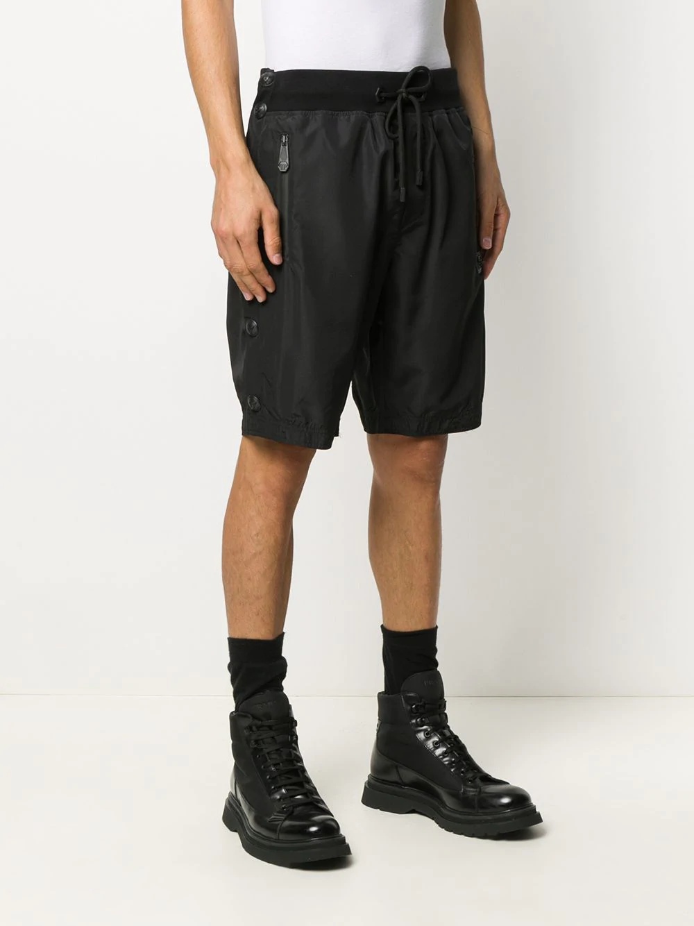 Imperial Plein drawstring-waist shorts  - 3