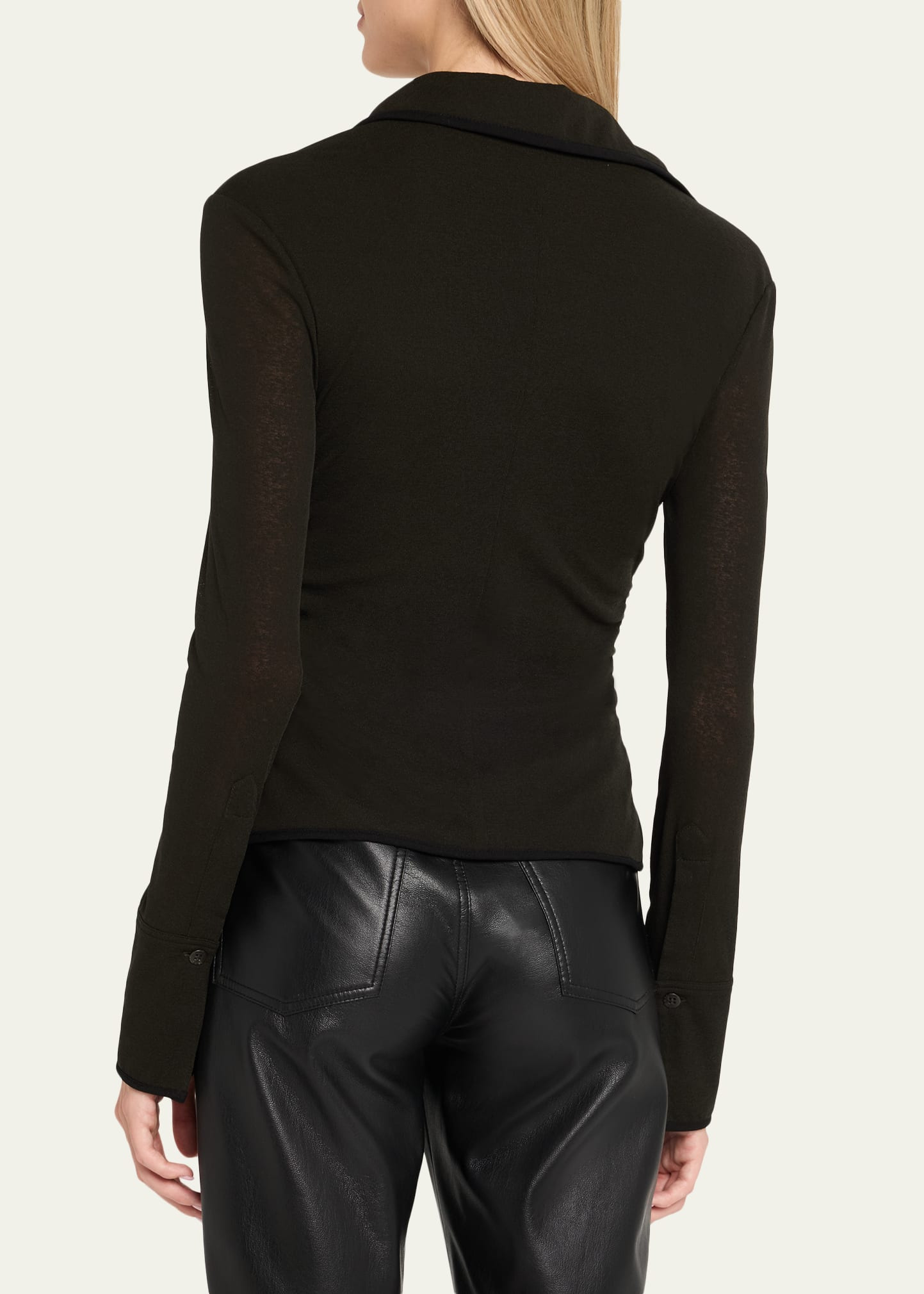Idana Long-Sleeve Button-Front Top - 3